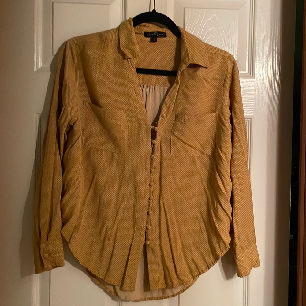 Velvet Heart button down shirt, women’s size small